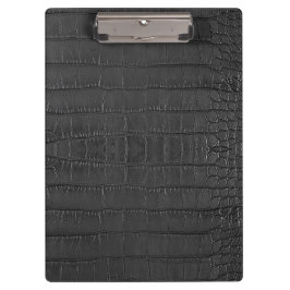 Carpeta De Pinza Impresión de textura de ligador negro