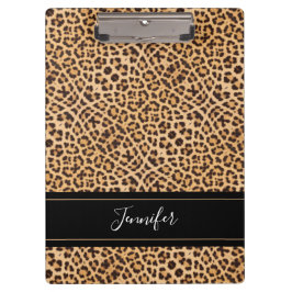 Carpeta De Pinza Impresión personalizada de leopardo de Moda femeni