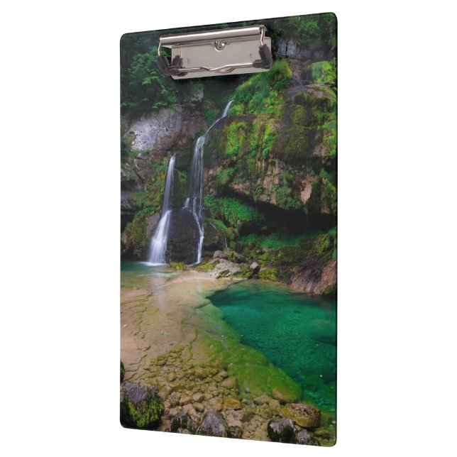 Carpeta De Pinza Impresionante cascada Virje, Poster de Eslovenia (Izquierda)