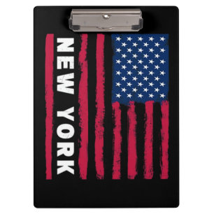 Carpeta De Pinza Impresionante Nueva York EE. UU. Estados Unidos Am