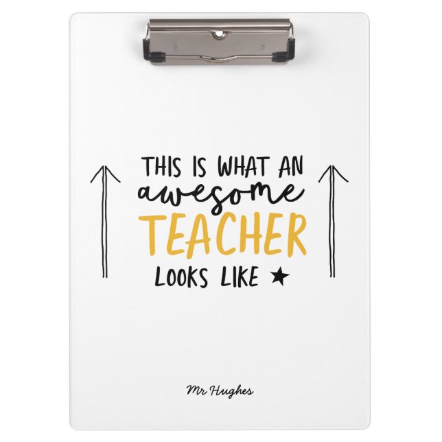 Carpeta De Pinza Impresionante profesor de tipografía moderna amari (Anverso)