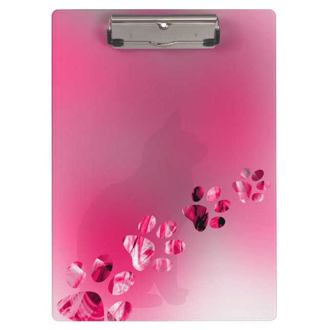 Carpeta De Pinza Impresiones modernas de gatos Kitty Paw (Anverso)