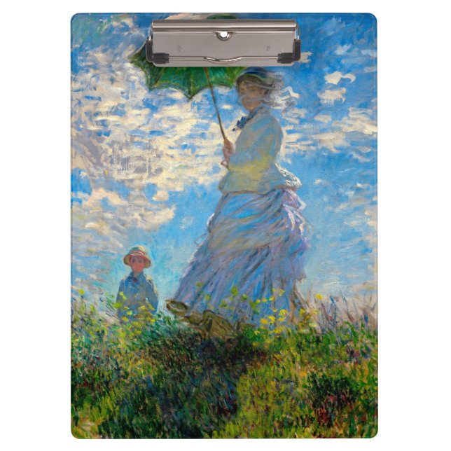 Carpeta De Pinza Impresionismo de Monet Woman Parasol (Anverso)