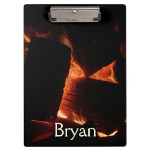 Carpeta De Pinza Incendios de leña de invierno