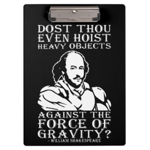 Carpeta De Pinza ¿Incluso Arrojan Objetos Pesados? - Shakespeare