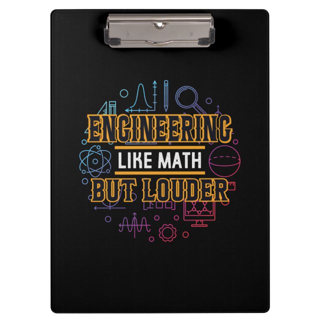 Carpeta De Pinza Ingeniería como matemáticas (Anverso)