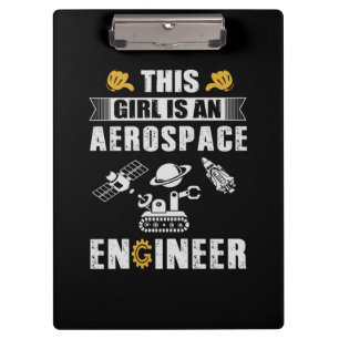 Carpeta De Pinza Ingeniero Este Chica Es Ingeniero Aeroespacial