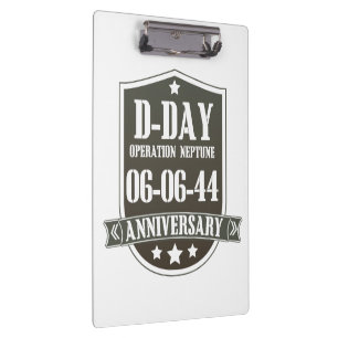 Carpeta De Pinza Insignia del aniversario del Día D