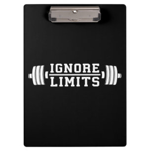 Carpeta De Pinza Inspiración del entrenamiento - ignore los límit