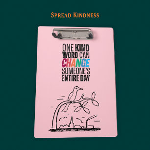 Carpeta De Pinza Inspirador - Organizador de Office de vibraciones 