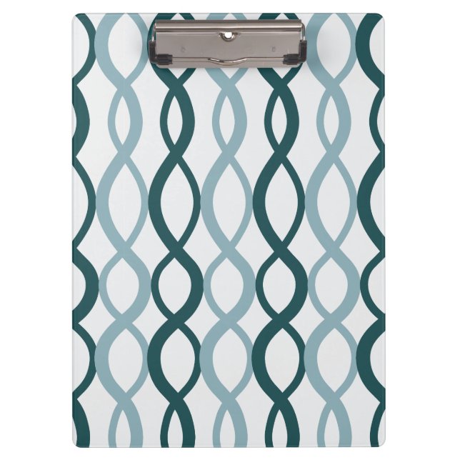 Carpeta De Pinza Interwoven Geometric Pattern-Moderno Office (Anverso)