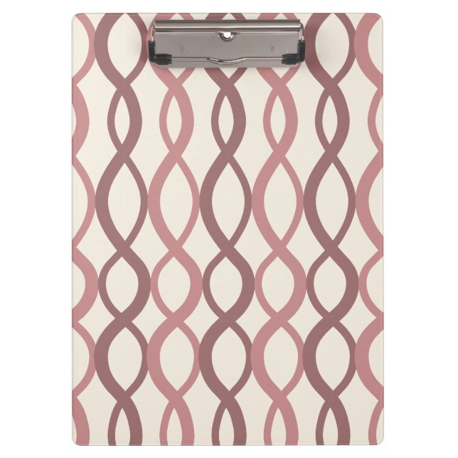 Carpeta De Pinza Interwoven Geometric Pattern-Moderno Office (Anverso)
