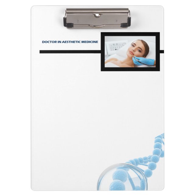 Carpeta De Pinza Inyecciones de Botox en la frente del médico (Anverso)