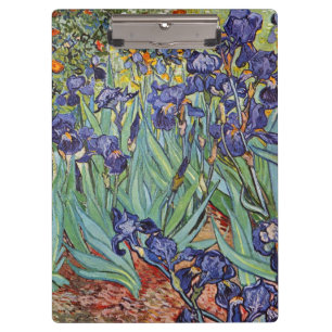 Carpeta De Pinza Iris de Van Gogh Pintura Impresionista