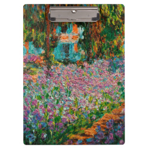Carpeta De Pinza Iris Jardín Monet Giverny flores
