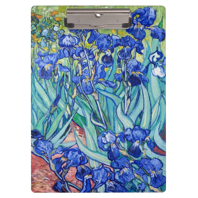 Carpeta De Pinza Irises Vincent van Gogh (Anverso)