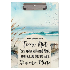 Carpeta De Pinza Isaías 43:1 No temas porque te haya redimido Océan