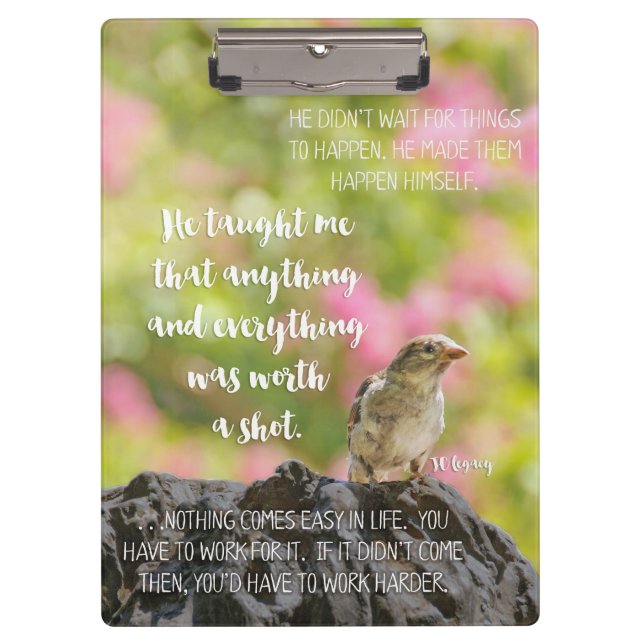 Carpeta De Pinza J.C. Legacy Bird Park (Anverso)