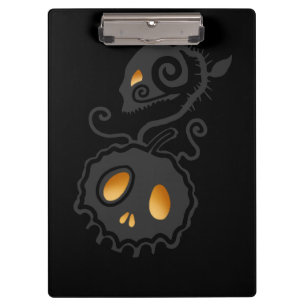 Carpeta De Pinza Jack O Lantern Gslow Skull Vine