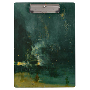 Carpeta De Pinza James Whistler - Nocturne en negro y oro