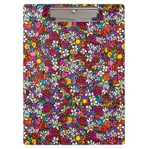 Carpeta De Pinza Jardín alegre