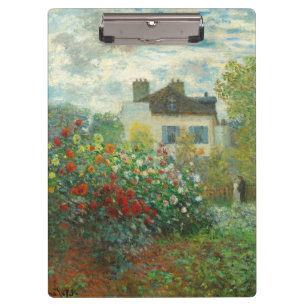 Carpeta De Pinza Jardín de artistas de Monet en Argenteuil Pintura