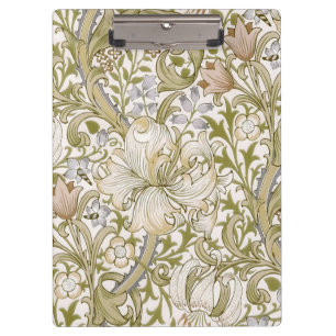 Carpeta De Pinza Jardín de flores clásico de lirio dorado de Willia