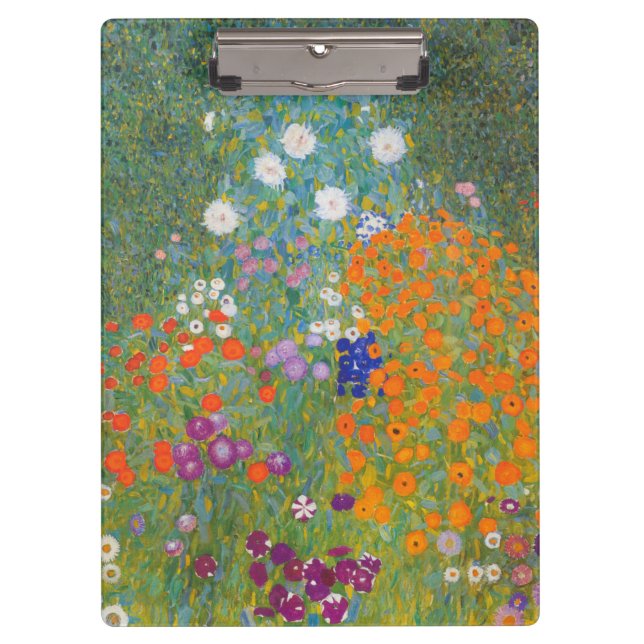 Carpeta De Pinza Jardín de flores (Gustav Klimt) (Anverso)