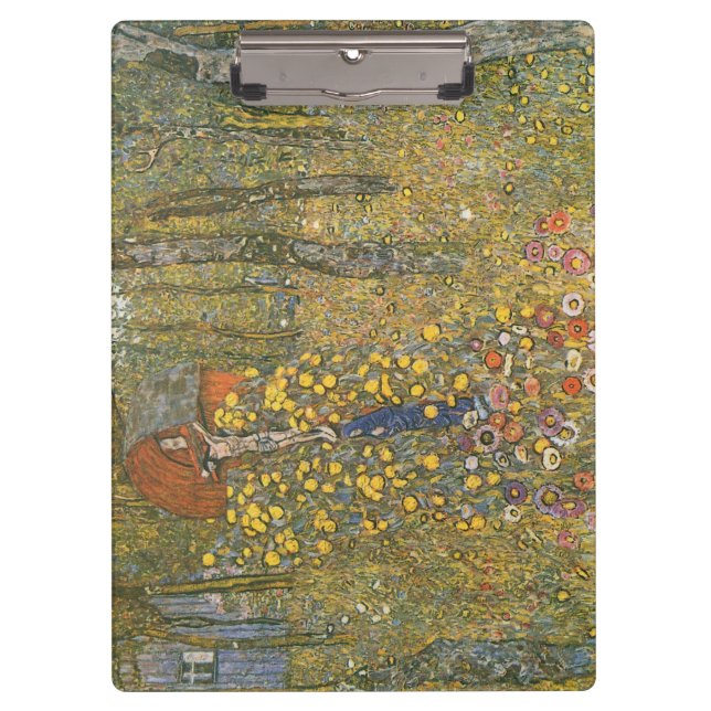Carpeta De Pinza Jardín de granja con crucifijo (por Gustav Klimt) (Anverso)