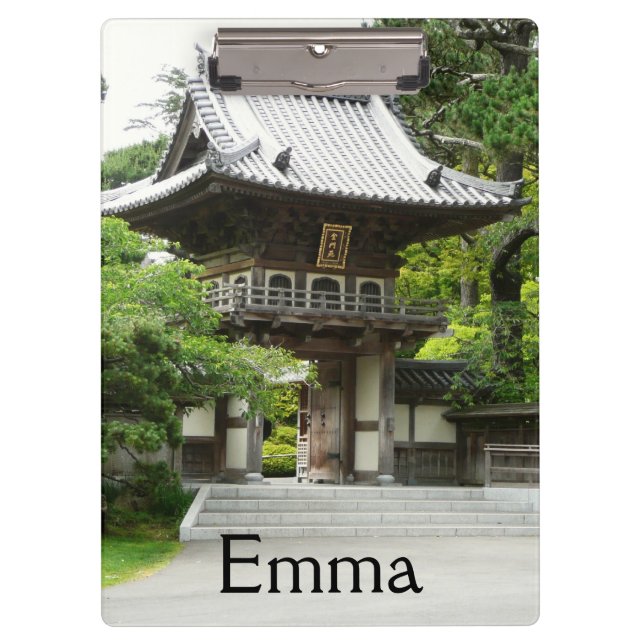 Carpeta De Pinza Jardín de té japonés en San Francisco (Anverso)