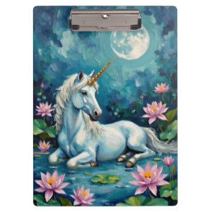 Carpeta De Pinza Jardín Místico de Unicornio