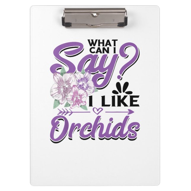 Carpeta De Pinza Jardinería de orquídeas (Anverso)