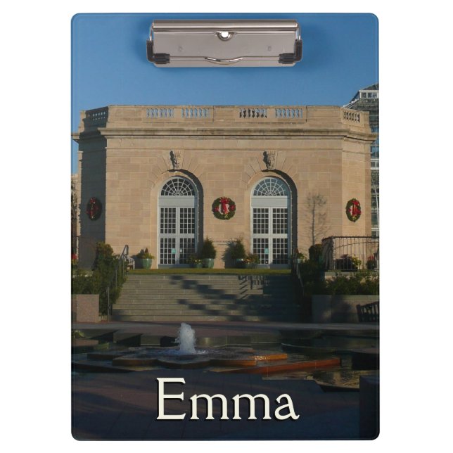 Carpeta De Pinza Jardines botánicos para Navidades en Washington DC (Anverso)