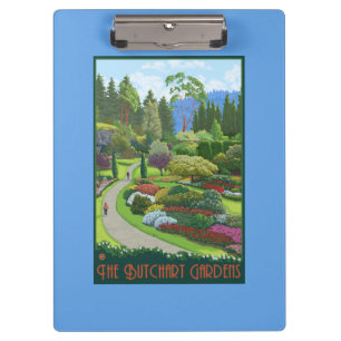 Carpeta De Pinza Jardines de Butchart - bahía de Brentwood