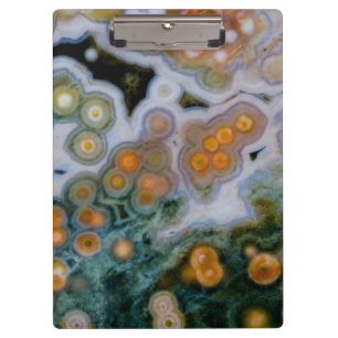 Carpeta De Pinza Jasper Océano Manchado