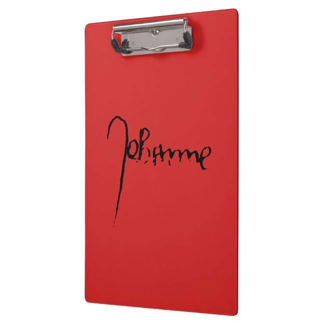 Carpeta De Pinza Jeanne d'Arc Saint Joan in heaven faith Signature (Izquierda)