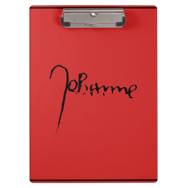 Carpeta De Pinza Jeanne d'Arc Saint Joan in heaven faith Signature (Anverso)