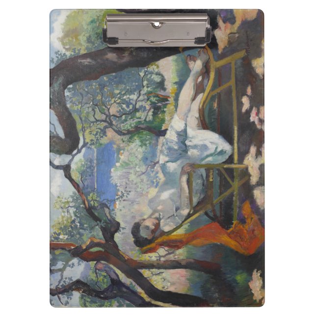 Carpeta De Pinza Jeanne descansa en un hermoso jardín mediterráneo (Anverso)