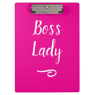 Carpeta De Pinza Jefe Lady Magenta
