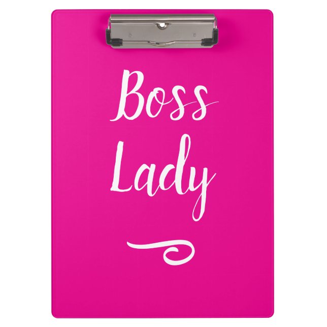 Carpeta De Pinza Jefe Lady Magenta (Anverso)