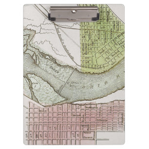 CARPETA DE PINZA JEFFERSONVILLE, INDIANA: MAPA
