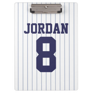 Carpeta De Pinza Jersey de béisbol con nombre y número personaliz