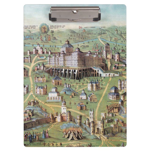 CARPETA DE PINZA JERUSALÉN ANTIGUA (Anverso)