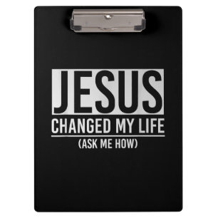 Carpeta De Pinza Jesús Cambió Mi Vida Preguntándome Cómo Jesús