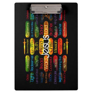 Carpeta De Pinza Jesus Names Multi-color