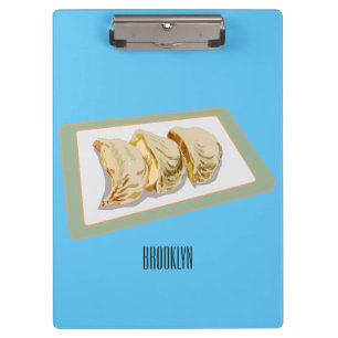 Carpeta De Pinza Jiaozi / ilustracion personalizado chino de bolas 