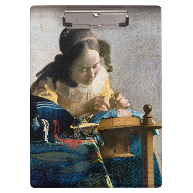 Carpeta De Pinza Johannes Vermeer - El Lacemaker (Anverso)