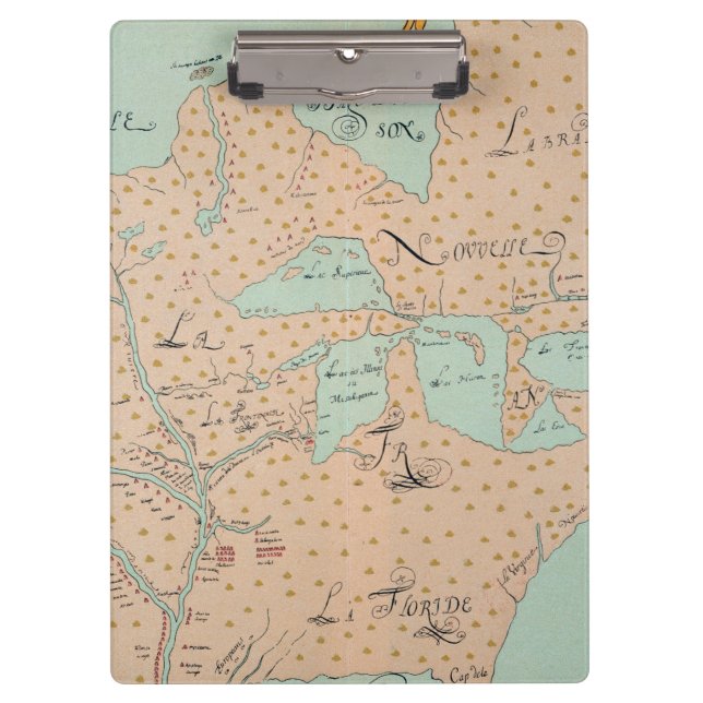 CARPETA DE PINZA JOLLIET: NORTEAMÉRICA 1674 (Anverso)