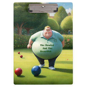 Carpeta De Pinza Jolly Lawn Bowler Man,