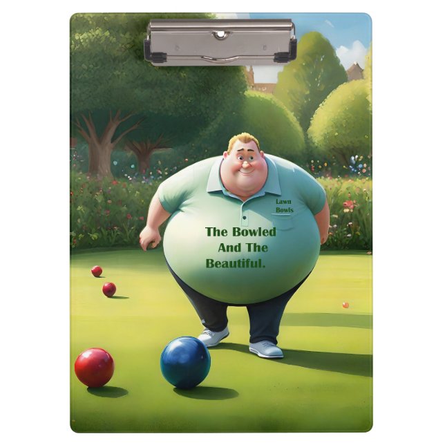 Carpeta De Pinza Jolly Lawn Bowler Man, (Anverso)